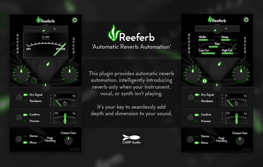 Release: Reeferb reverb plugin for MacOS & Windows