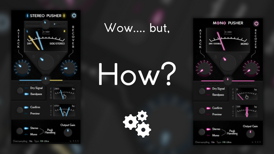 What technique(s) do Mono Pusher and Stereo Pusher use?